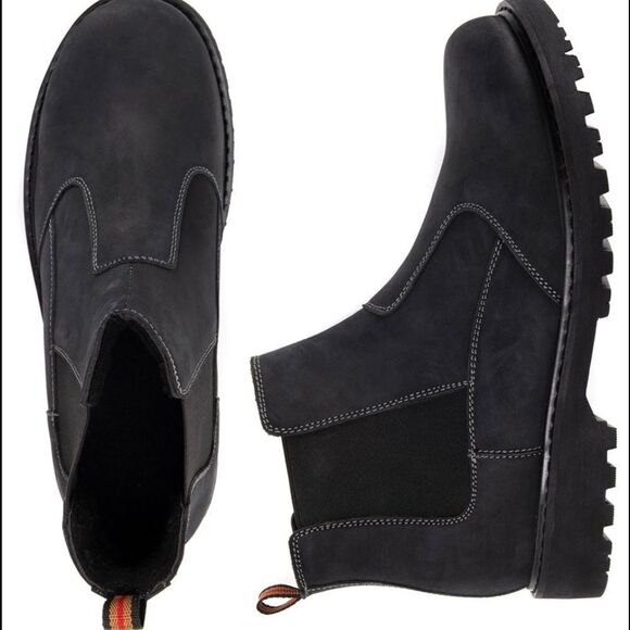 MUK Luks Men's Blake LEATHER Boot NWT - Picture 2 of 6